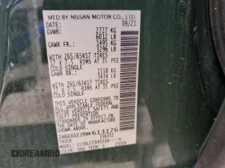 2022 Nissan Frontier SV z VIN 1N6ED1EJ9NN613176, wystawiony jako Copart lot #57520715 z przebiegiem 33 102 mil mil oraz Szkoda całkowita • Salvage title. Historia ofert i sprzedaży dostępna na DreamBid. Obrazek 12.