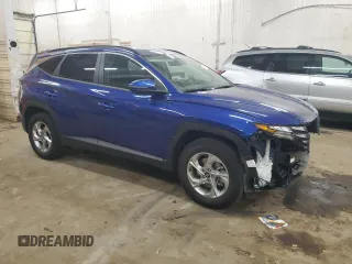 2022 Hyundai Tucson SEL with VIN 5NMJBCAE9NH018370, listed as a Copart auction lot 49783965 with 56,285 mi miles and Salvage Title. Bid and sale history available at carsss.com. Image 4.