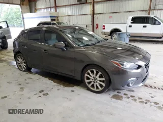 2015 Mazda 3 S Grand Touring with VIN JM1BM1M31F1251166, listed as a Copart auction lot 63251105 with 230,435 mi miles and Salvage title. Bid and sale history available at DreamBid. Image 4.