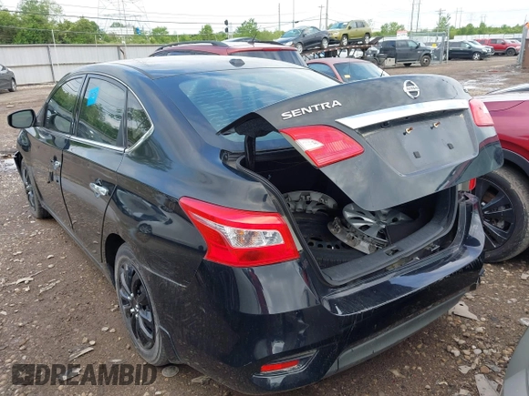 2017 Nissan Sentra SV with VIN 3N1AB7AP8HL715788, listed as a IAAI auction lot 42170660 with 87,509 mi miles and . Bid and sale history available at DreamBid. Image 3.