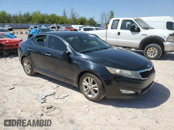 2013 Kia Optima LX with VIN 5XXGM4A76DG149572, listed as a Copart auction lot 43542475 with 186,020 mi miles and Salvage Title. Bid and sale history available at carsss.com. Image 4.