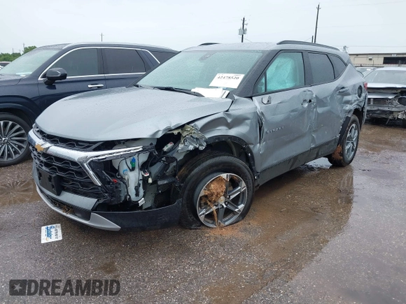 2024 Chevrolet Blazer LT with VIN 3GNKBCR44RS277550, listed as a IAAI auction lot 42478520 with 26,798 mi miles and . Bid and sale history available at DreamBid. Image 16.