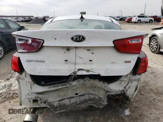 2014 Kia Optima LX with VIN KNAGM4A73E5494013, listed as a Copart auction lot 45327035 with 131,358 mi miles and Salvage Title. Bid and sale history available at carsss.com. Image 6.