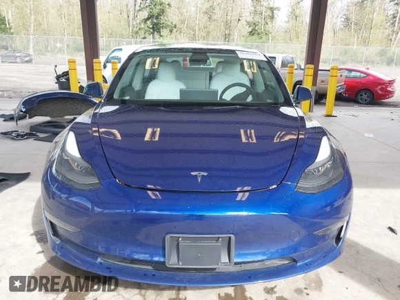 2022 Tesla Model 3 Long Range with VIN 5YJ3E1EB3NF267365, listed as a IAAI auction lot 41996594 with 32,687 mi miles and . Bid and sale history available at DreamBid. Image 13.