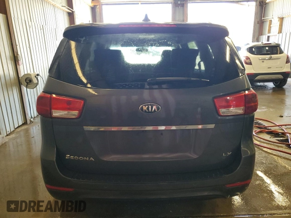 2016 Kia Sedona LX with VIN KNDMB5C13G6192227, listed as a Copart auction lot 54204705 with 148,080 mi miles and Salvage Title. Bid and sale history available at DreamBid. Image 6.
