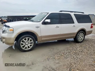 2012 Ford Expedition Max King Ranch z VIN 1FMJK1J50CEF34519, wystawiony jako Copart lot #59759965 z przebiegiem 187 401 mil mil oraz Czysty tytuł • Clean title. Historia ofert i sprzedaży dostępna na DreamBid. Obrazek 1.