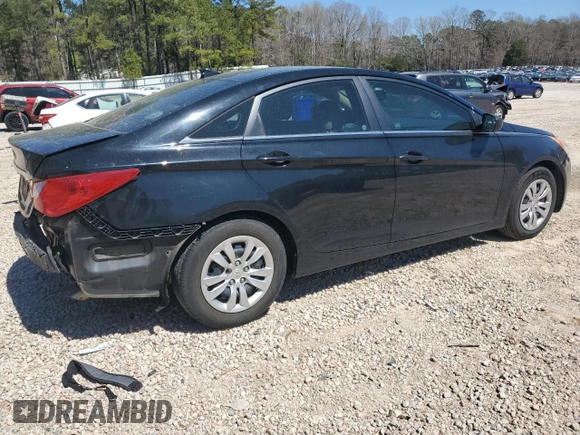 2012 Hyundai Sonata GLS with VIN 5NPEB4AC0CH362921, listed as a Copart auction lot 50721305 with 204,606 mi miles and Salvage Title. Bid and sale history available at carsss.com. Image 3.