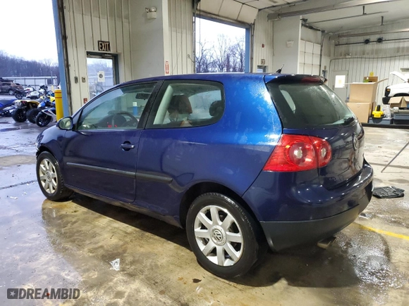 2007 Volkswagen Rabbit with VIN WVWBS71K27W113046, listed as a Copart auction lot 43594715 with 164,370 mi miles and Salvage Title. Bid and sale history available at carsss.com. Image 2.