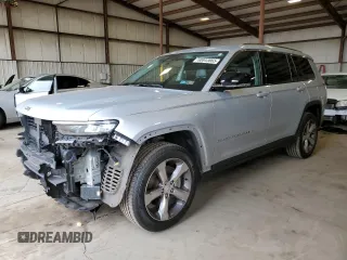 2021 Jeep Grand Cherokee Limited with VIN 1C4RJKBG5M8124315, listed as a Copart auction lot 60843065 with 52,204 mi miles and Salvage title. Bid and sale history available at DreamBid. Image 1.
