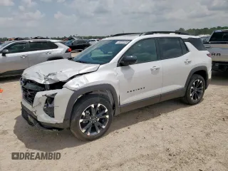 2025 Chevrolet Equinox AWD RS with VIN 3GNAXTEG5SL214390, listed as a Copart auction lot 63791235 with 5,775 mi miles and Salvage title. Bid and sale history available at DreamBid. Image 1.