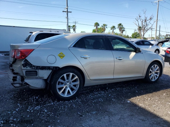 2015 Chevrolet Malibu LTZ with VIN 1G11F5SL2FF345164, listed as a Copart auction lot 49718195 with 166,612 mi miles and Salvage Title. Bid and sale history available at carsss.com. Image 3.