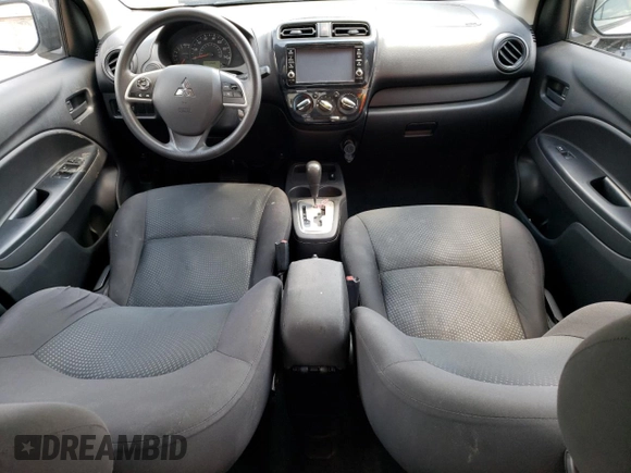 2019 Mitsubishi Mirage G4 ES with VIN ML32F3FJ8KHF11085, listed as a Copart auction lot 55000834 with 90,395 mi miles and Salvage Title. Bid and sale history available at carsss.com. Image 8.