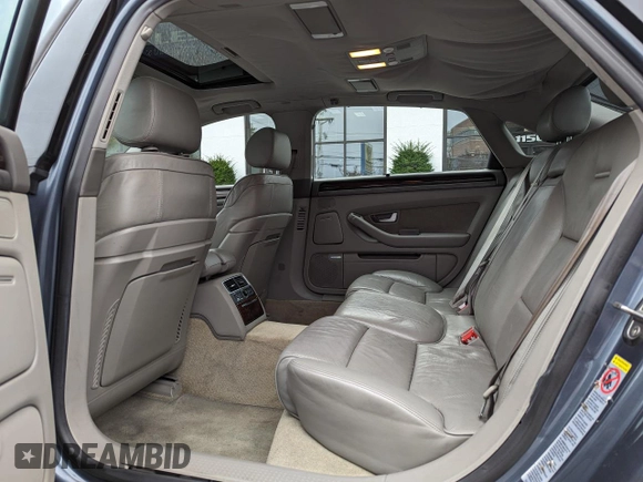 2004 Audi A8 L with VIN WAUML44E84N017883, listed as a Copart auction lot 45794225 with 167,505 mi miles and Clean Title. Bid and sale history available at carsss.com. Image 6.