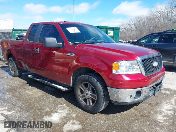 2007 Ford F-150 STX with VIN 1FTRX12W27KD25449, listed as a IAAI auction lot 41712413 with 163,826 mi miles and . Bid and sale history available at DreamBid. Image 1.