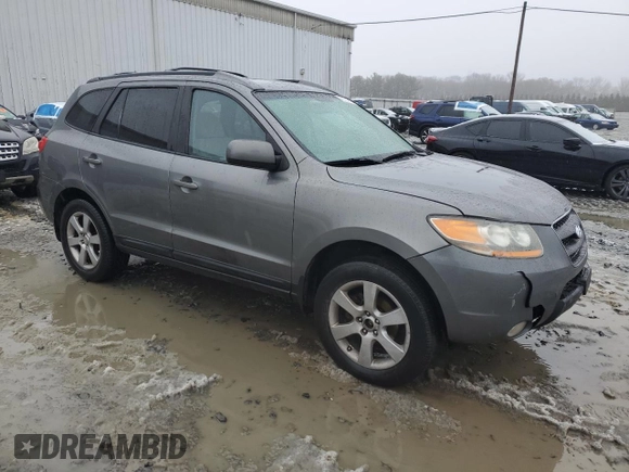 2009 Hyundai Santa Fe SE with VIN 5NMSH73E59H272364, listed as a Copart auction lot 43754845 with 111,270 mi miles and Salvage title. Bid and sale history available at DreamBid. Image 4.
