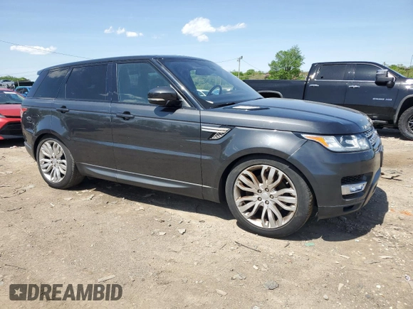 2016 Land Rover Range Rover Sport HSE with VIN SALWR2PF3GA110303, listed as a Copart auction lot 55265955 with 65,303 mi miles and Clean Title. Bid and sale history available at DreamBid. Image 4.