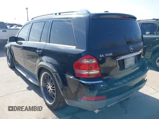 2008 Mercedes-Benz GL-Class 5.5L with VIN 4JGBF86E18A325735, listed as a IAAI auction lot 41580522 with 214,164 mi miles. Bid and sale history available at carsss.com. Image 3.