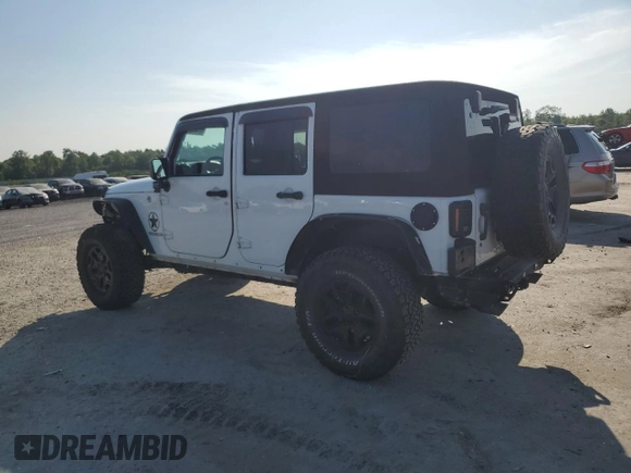 2016 Jeep Wrangler Unlimited Sport with VIN 1C4BJWDG0GL187779, listed as a Copart auction lot 62480015 with 109,296 mi miles and Salvage title. Bid and sale history available at DreamBid. Image 2.