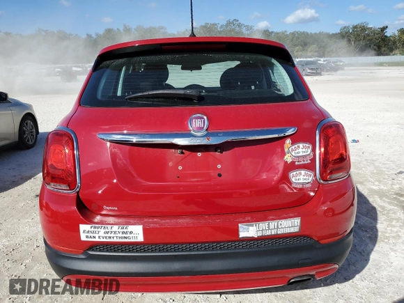 2016 FIAT 500X Pop with VIN ZFBCFXAT8GP499700, listed as a Copart auction lot 79922134 with 35,890 mi miles and Salvage title. Bid and sale history available at DreamBid. Image 6.