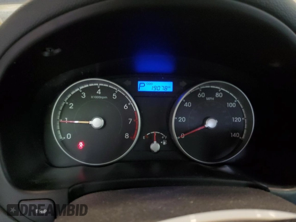 2010 Hyundai Accent GS с VIN KMHCM3AC5AU179055, выставлен на аукционе Copart как лот 59931635 с пробегом 19 078 миль миль и Чистый • Clean title. История ставок и продаж доступна на DreamBid. Изображение 9.