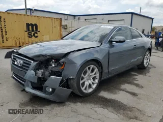 2012 Audi A5 Premium with VIN WAUCFAFR5CA045325, listed as a Copart auction lot 56241545 with 118,477 mi miles and Salvage title. Bid and sale history available at DreamBid. Image 1.