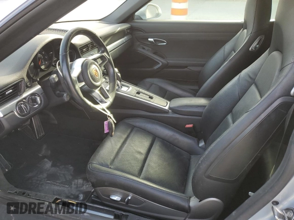 2018 Porsche 911 991 Carrera with VIN WP0CA2A92JS138342, listed as a Copart auction lot 64162854 with 46,267 mi miles and Salvage Title. Bid and sale history available at carsss.com. Image 7.