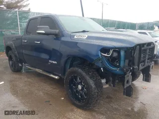 2020 Ram 1500 Big Horn with VIN 1C6SRFBT9LN200219, listed as a IAAI auction lot 41710565 with 64,392 mi miles. Bid and sale history available at carsss.com. Image 1.