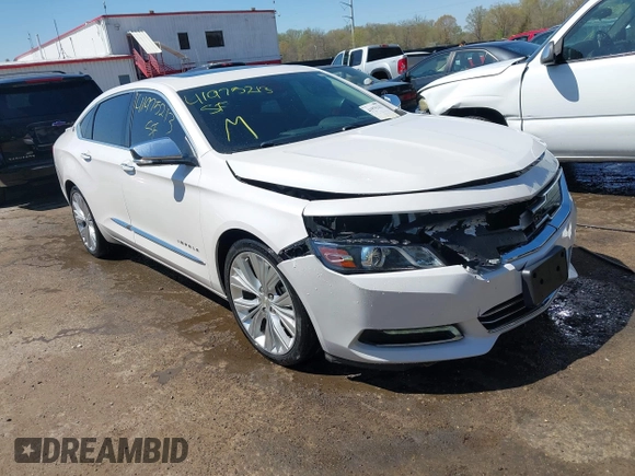2017 Chevrolet Impala Premier with VIN 2G1145S37H9174462, listed as a IAAI auction lot 41975213 with 120,706 mi miles and . Bid and sale history available at DreamBid. Image 1.