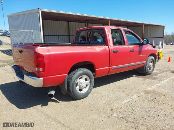 2003 Dodge Ram 2500 ST with VIN 3D7KA28C93G855222, listed as a IAAI auction lot 41795177 with 59,580 mi miles. Bid and sale history available at carsss.com. Image 4.