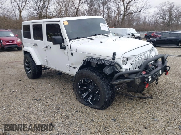 2017 Jeep Wrangler Unlimited Sahara with VIN 1C4BJWEG4HL752776, listed as a IAAI auction lot 41834737 with 110,791 mi miles. Bid and sale history available at carsss.com. Image 1.