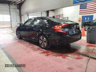 2018 Honda Civic EX-L with VIN JHMFC1F7XJX042033, listed as a Copart auction lot 53304175 with 90,055 mi miles and Salvage Title. Bid and sale history available at DreamBid. Image 2.