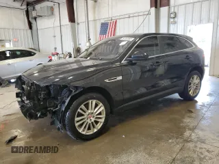 2019 Jaguar F-Pace 25t Prestige z VIN SADCK2GX0KA395143, wystawiony jako Copart lot #54383065 z przebiegiem 153 710 mil mil oraz Szkody całkowita. Historia ofert i sprzedaży dostępna na DreamBid. Obrazek 1.
