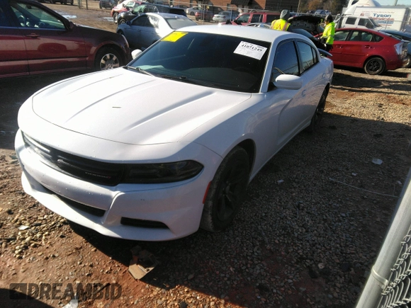 2015 Dodge Charger SXT with VIN 2C3CDXHG9FH870348, listed as a IAAI auction lot 41071249 with 81,972 mi miles and . Bid and sale history available at DreamBid. Image 2.
