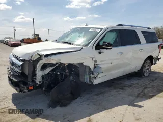 2024 Ford Expedition z VIN 1FMJK1M87REA37031, wystawiony jako Copart lot #50388615 z przebiegiem 6 900 mil mil oraz Szkoda całkowita • Salvage title. Historia ofert i sprzedaży dostępna na DreamBid. Obrazek 1.