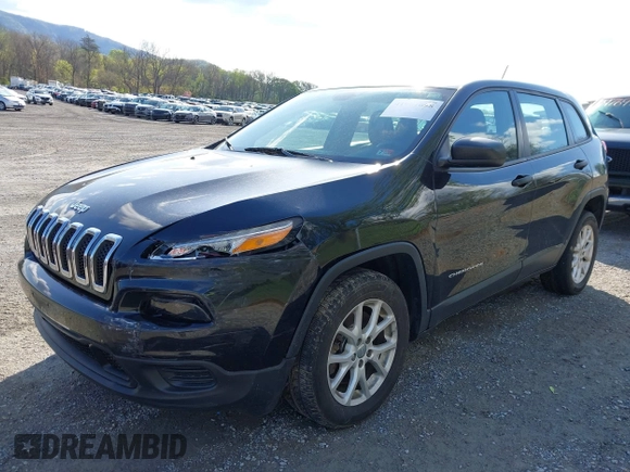 2014 Jeep Cherokee Sport with VIN 1C4PJLAB4EW110051, listed as a IAAI auction lot 41961698 with 153,570 mi miles and . Bid and sale history available at DreamBid. Image 6.