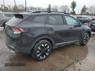 2023 Kia Sportage X-Line with VIN 5XYK6CAF8PG008654, listed as a Copart auction lot 50010925 with 29,137 mi miles and Salvage Title. Bid and sale history available at carsss.com. Image 3.