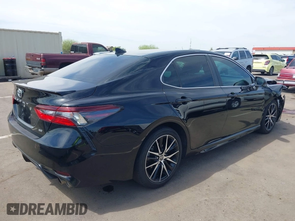 2023 Toyota Camry SE with VIN 4T1G11AK8PU083323, listed as a IAAI auction lot 41900528 with 28,067 mi miles. Bid and sale history available at carsss.com. Image 4.