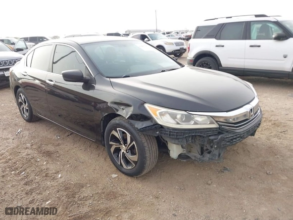 2016 Honda Accord Sedan LX with VIN 1HGCR2F3XGA073351, listed as a IAAI auction lot 41801596 with 173,068 mi miles. Bid and sale history available at carsss.com. Image 1.