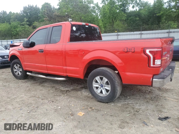 2015 Ford F-150 XLT with VIN 1FTEX1E80FKF08651, listed as a Copart auction lot 56283635 with 246,029 mi miles and Salvage title. Bid and sale history available at DreamBid. Image 2.