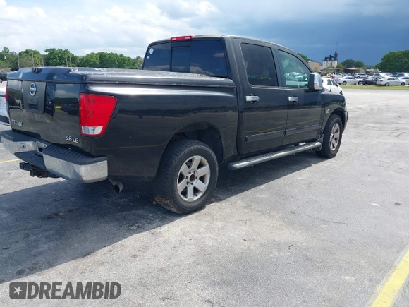 2004 Nissan Titan LE with VIN 1N6AA07B54N583681, listed as a IAAI auction lot 42549178 with 263,841 mi miles and . Bid and sale history available at DreamBid. Image 4.