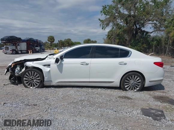 2015 Kia K900 Luxury with VIN KNALW4D44F6018536, listed as a IAAI auction lot 41795388 with 83,188 mi miles. Bid and sale history available at carsss.com. Image 15.