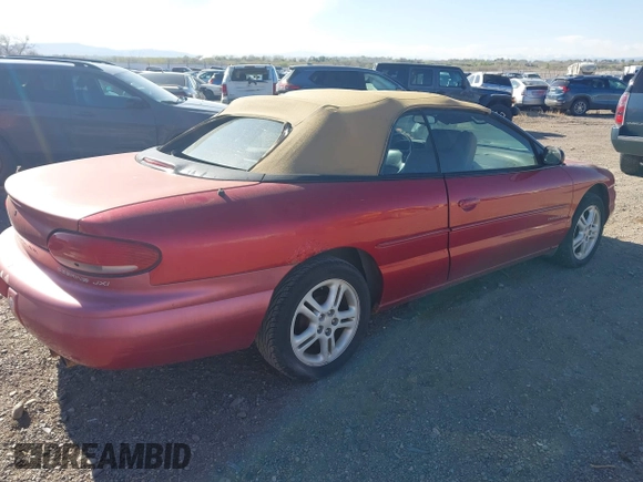 1996 Chrysler Sebring JXi with VIN 3C3EL55H0TT324666, listed as a IAAI auction lot 42102226 with 114,755 mi miles and . Bid and sale history available at DreamBid. Image 4.