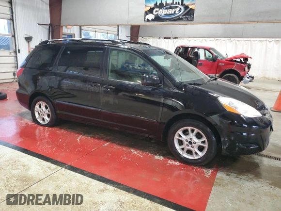 2008 Toyota Sienna CE with VIN 5TDZK23C58S191376, listed as a Copart auction lot 53184295 with 143,793 mi miles and Salvage Title. Bid and sale history available at carsss.com. Image 4.