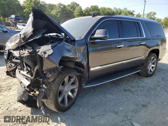 2015 Cadillac Escalade ESV Luxury z VIN 1GYS4SKJ1FR648363, wystawiony jako Copart lot #67161404 z przebiegiem 167 917 mil mil oraz Szkoda całkowita • Salvage title. Historia ofert i sprzedaży dostępna na DreamBid. Obrazek 1.