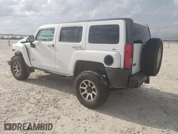 2007 Hummer H3 SUV with VIN 5GTDN13E278167626, listed as a Copart auction lot 86366074 with 128,668 mi miles and Salvage Title. Bid and sale history available at DreamBid. Image 2.