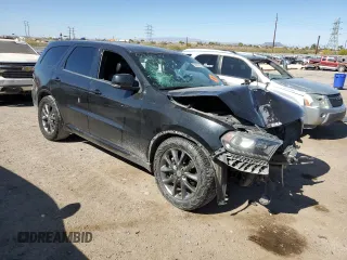 2014 Dodge Durango R/T z VIN 1C4SDJCT4EC318329, wystawiony jako Copart lot #55037725 z przebiegiem 224 058 mil mil oraz Szkoda całkowita • Salvage title. Historia ofert i sprzedaży dostępna na DreamBid. Obrazek 4.
