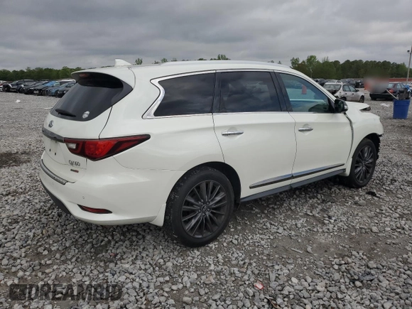 2020 Infiniti QX60 Luxe with VIN 5N1DL0MM6LC528601, listed as a Copart auction lot 49480335 with 63,901 mi miles and Salvage title. Bid and sale history available at DreamBid. Image 3.