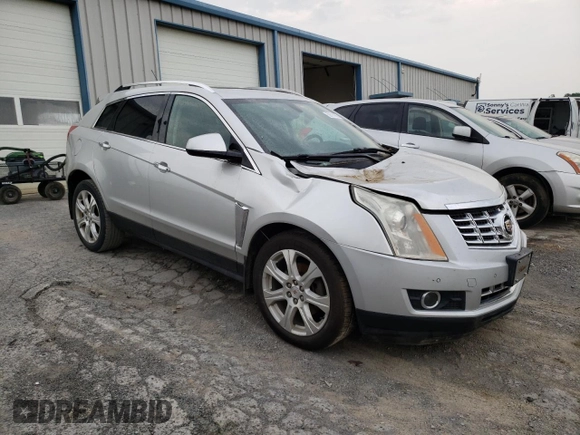 2015 Cadillac SRX Performance Collection with VIN 3GYFNFE36FS549358, listed as a Copart auction lot 59724065 with 132,045 mi miles and Salvage title. Bid and sale history available at DreamBid. Image 4.