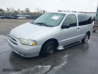 2001 Nissan Quest GXE with VIN 4N2ZN15T21D814272, listed as a IAAI auction lot 41494773 with 179,023 mi miles. Bid and sale history available at carsss.com. Image 2.