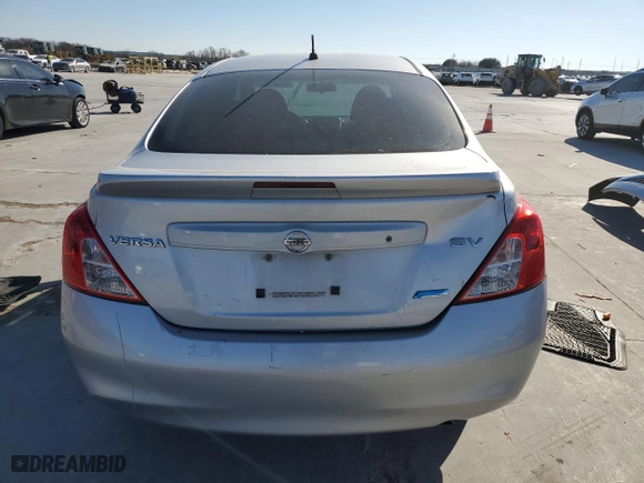 2014 Nissan Versa S Plus with VIN 3N1CN7APXEL818285, listed as a Copart auction lot 42097855 with 157,118 mi miles and Salvage Title. Bid and sale history available at carsss.com. Image 6.
